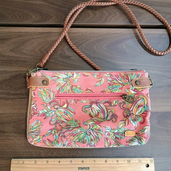 Sakroots Pink Multicolor Crossbody Bag - Picture 3 of 12